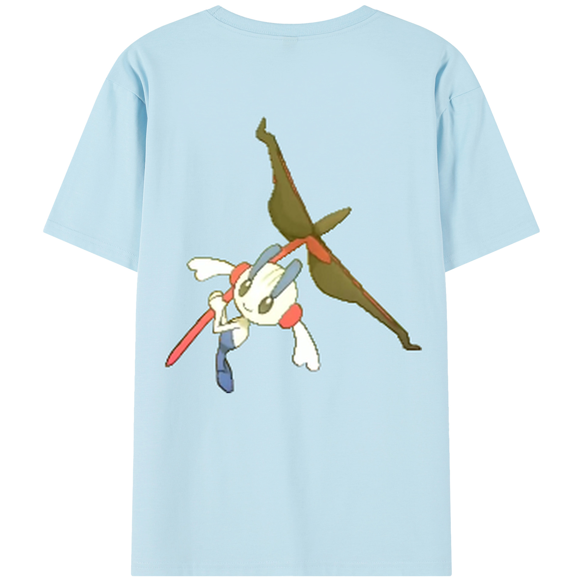 （画像用） ポケットモンスター Pokémon 綿100％半袖Tシャツ（背面プリント）